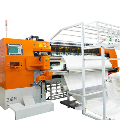 Cama multi de la puntada de cadena de la aguja del ordenador flexible que acolcha técnico ajustable de la máquina