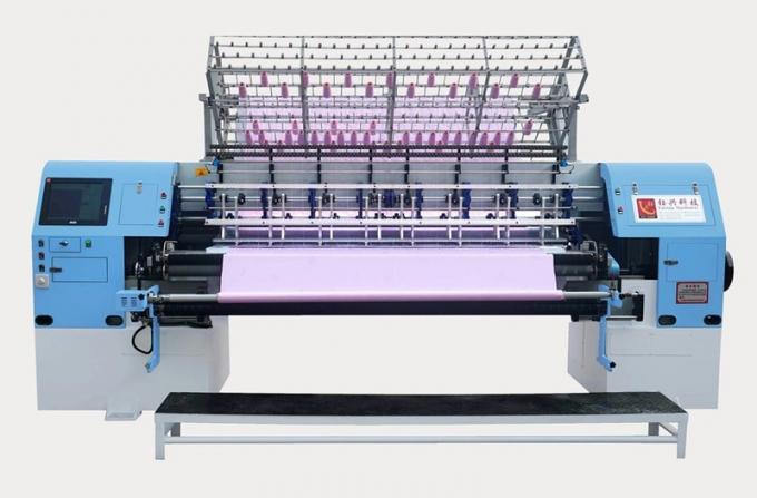 Máquina que acolcha automatizada asequible para la manta que hace con el dispositivo del corte de borde